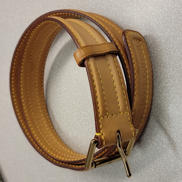Louis Vuitton Leather Belt 80/ 32 - Picture 1 of 5